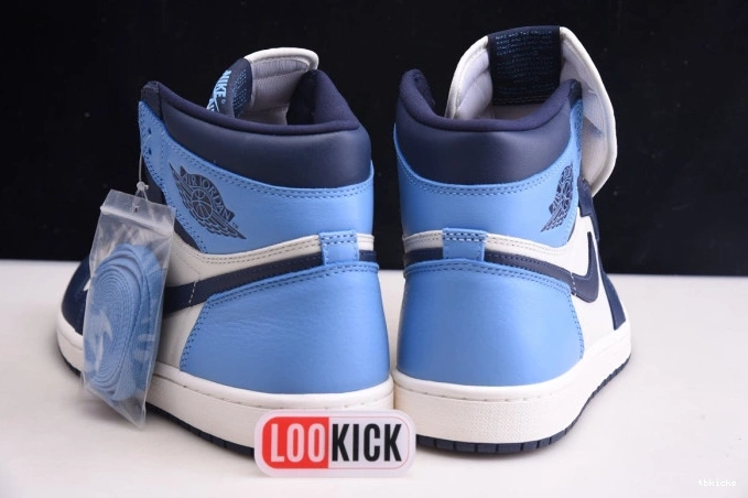 Rep TB High 1 Obsidian Air Retro OG Jordan 555088-140 0801